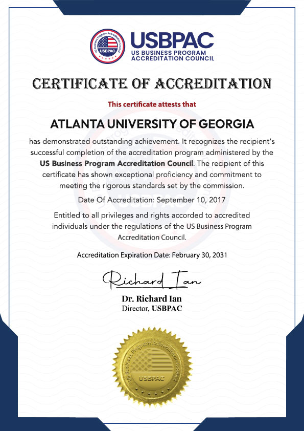 US Business Program Accreditation Council